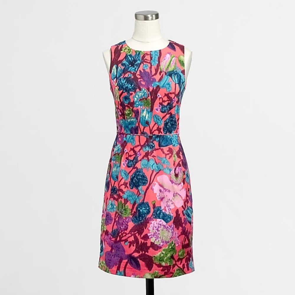 J crew floral shift dress- pockets!!